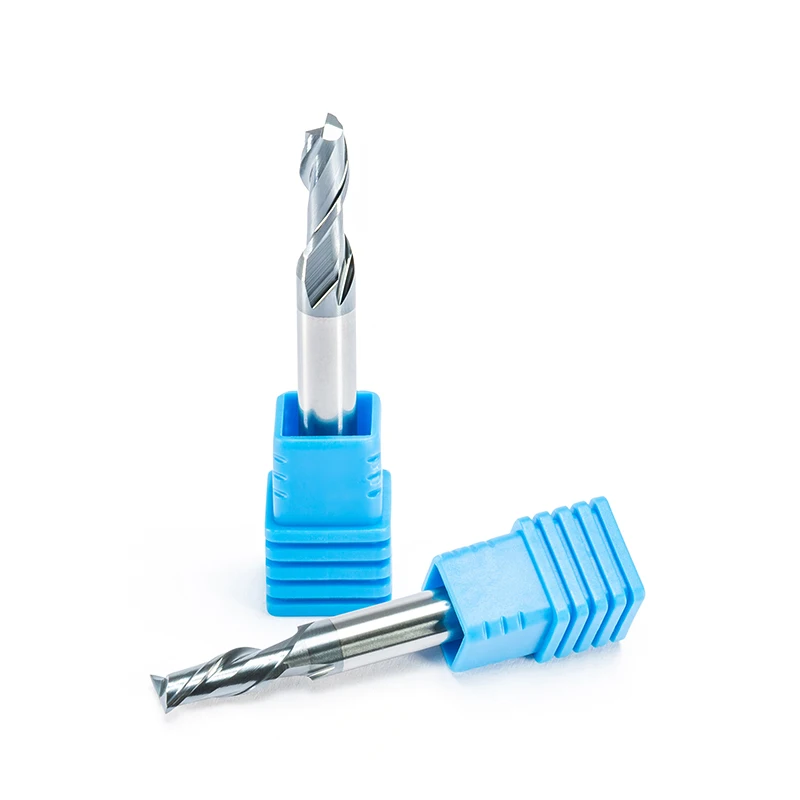 2 шт. инструменты с ЧПУ Концевая фреза HRC55 две двойные флейты сплав карбидная