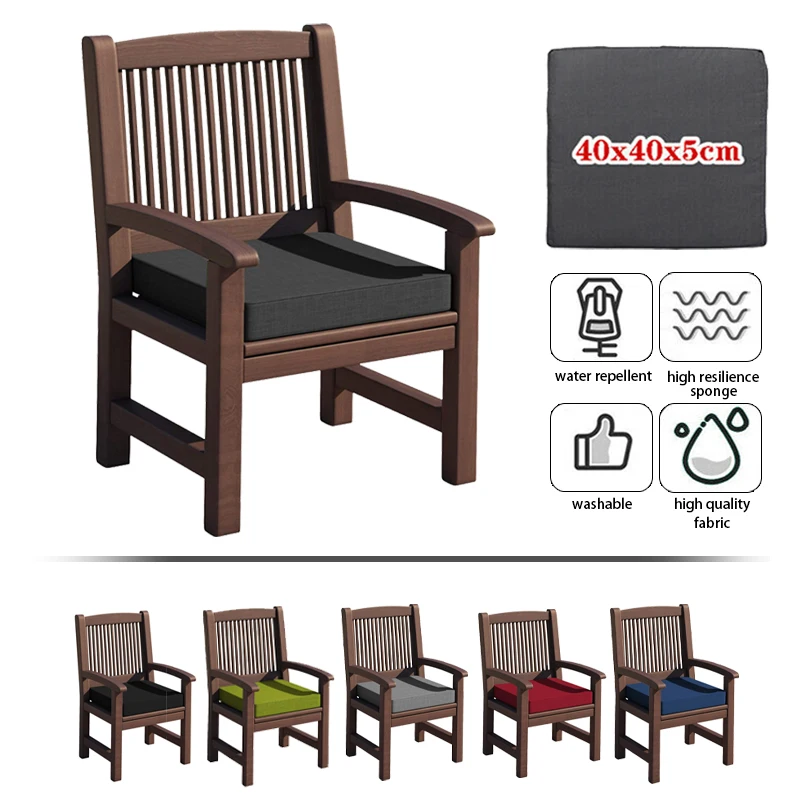 

Solid Color Square Shaped Cushion Suitable For Office Soft And Comfortable Lunch Break Chair Cotton Cushion Household Chair Mat