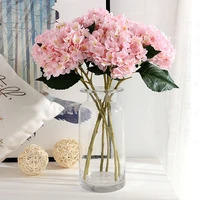 artificial silk hydrangea wedding decoration holding flowers single arrangement accessories diy christmas vase for home