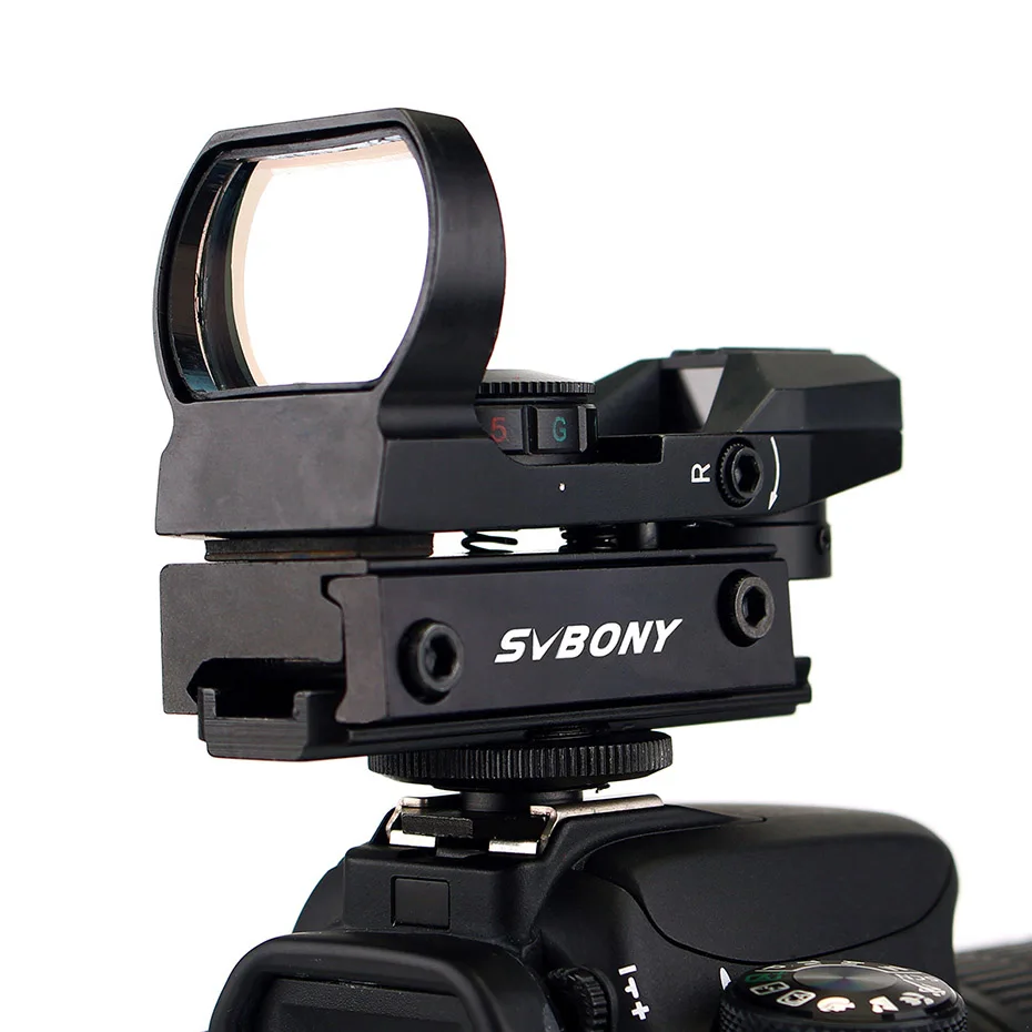SVBONY 20 мм Rail Riflescope охотничий страйкбол оптика область голографический красный точка зрения Refle x 4 сетка тактические аксессуары F9128