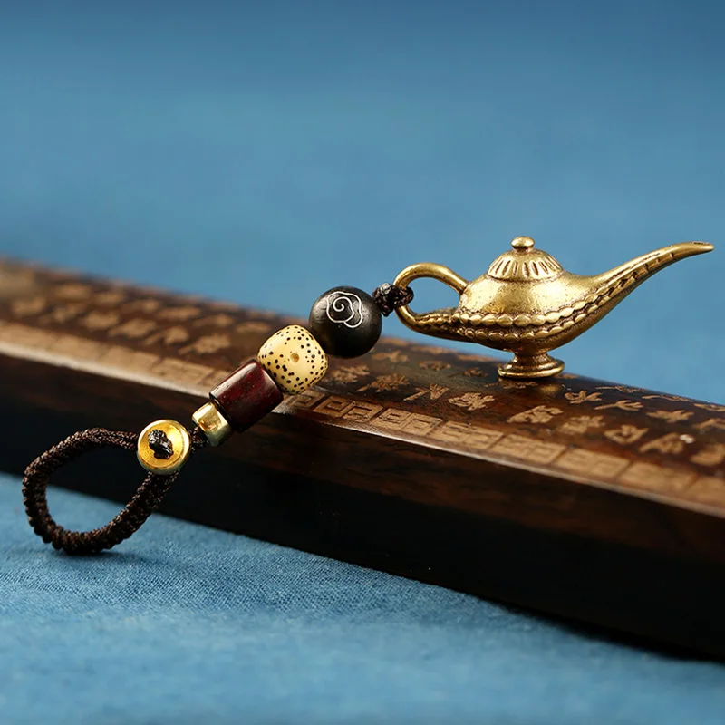 Брелок для ключей Aladdin Magic подвесная цепочка автомобильных из чистой латуни с