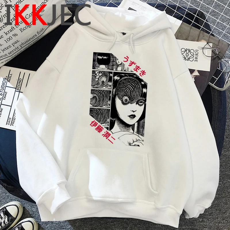 

Худи junji ito мужское с принтом, уличная одежда в стиле Харадзюку