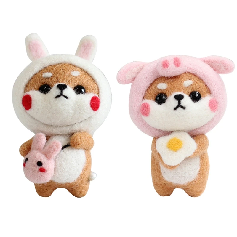 

2 комплекта, набор из шерсти и войлока для кукол