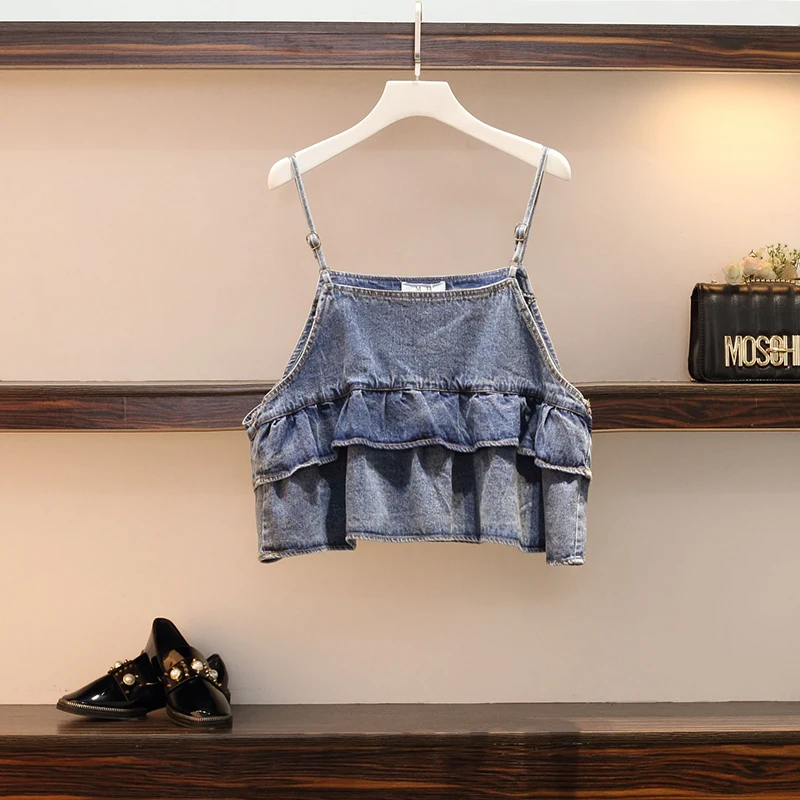 Женский комплект из 2 предметов летнее платье с коротким рукавом и бретельками