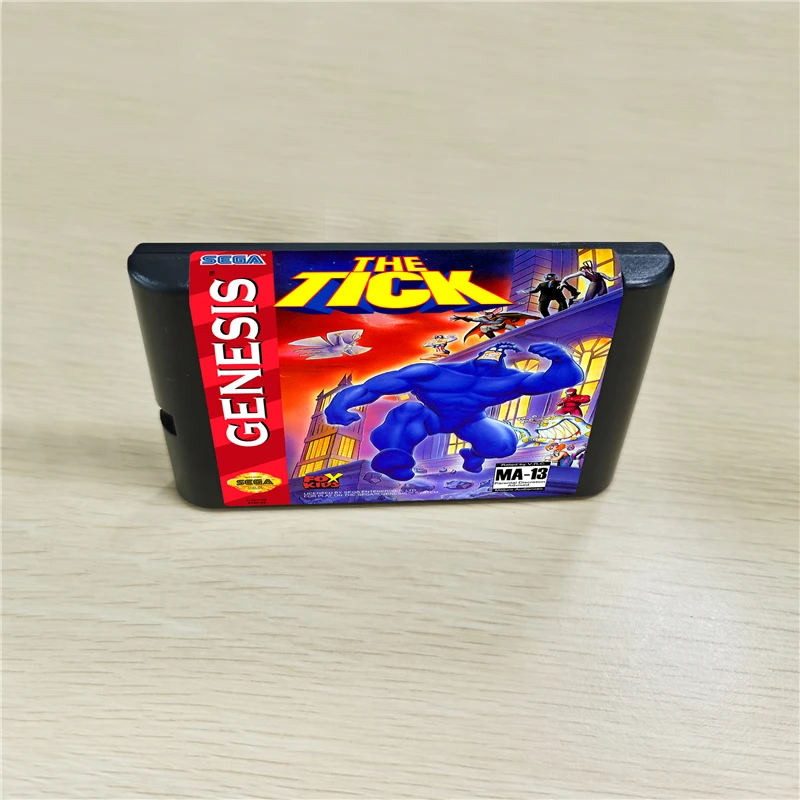 Игровой картридж Tick 16 bit MD для консоли MegaDrive Genesis|Запасные части| |
