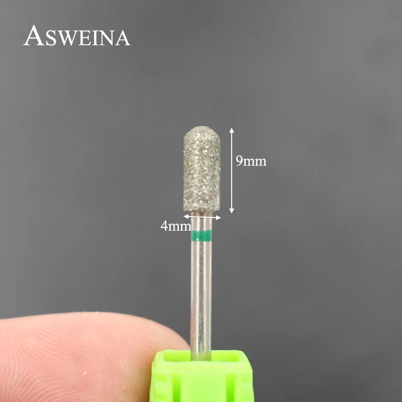 ASWEINA, 3 размера, алмазные сверла для ногтей, фрезы для ногтей, пилочки для ногтей, электрическая дрель, устройство для маникюра, аксессуары для машины