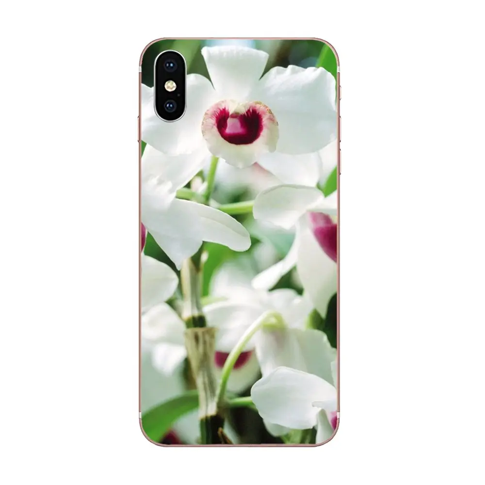 Flower White Orchid Diy Soft Cases Capa For Galaxy Alpha Note 10 Pro A10 A20 A20E A30 A40 A50 A60 A70 A80 A90 M10 M20 M30 M40 | Мобильные