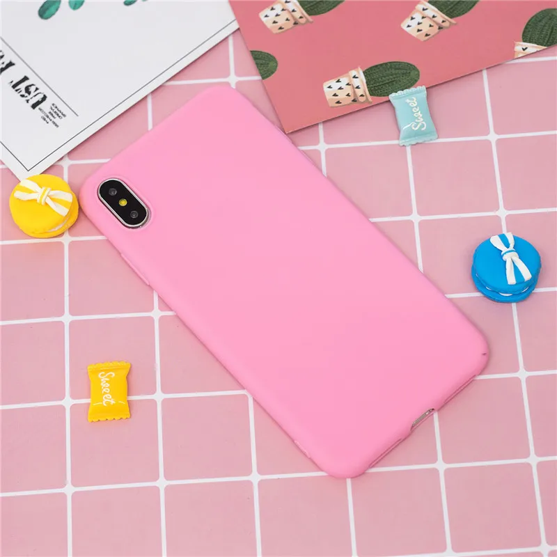 5 Конфеты Макаруны Цвет чехол для телефона для Xiaomi mi F1 5X 6X A2 lite S2 Red mi K20 GO 4X 5A 5 Plus 6A 7A 8A Note 4 5A для детей 5, 6, 7, 8 Pro 8T - Цвет: 5