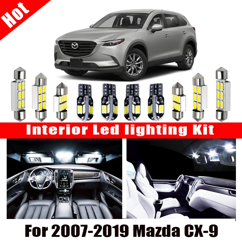 Белый автомобильный аксессуар светодиодный светильник без ошибок Canbus для салона