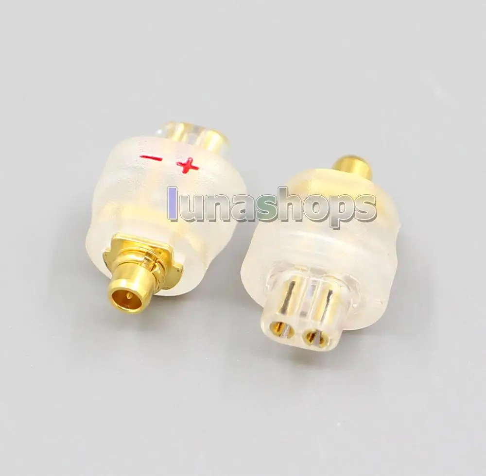 clear MMCX Мужской до 0,78 мм Женский адаптер конвертер для UE11 UE18 pro QDC Gemini-S Anole V3-C V3-S V6-C LN006514 - Цвет: clear