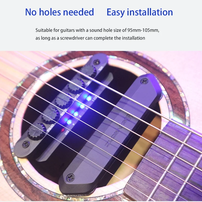 Skysonic WR2 беспроводной плюс Вибрационный пикап народная Акустическая гитара
