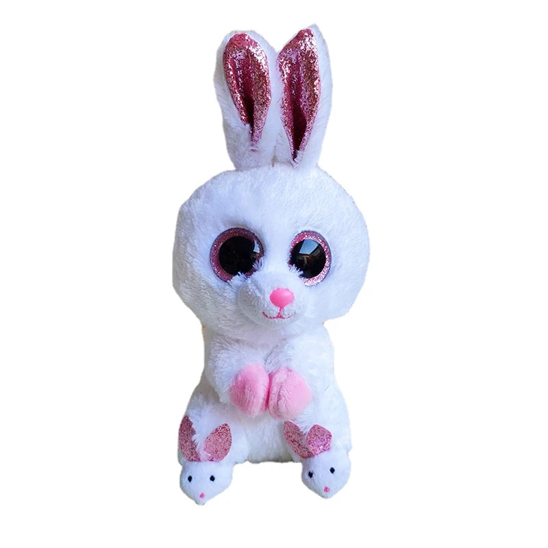 

Ty Beanie Stuffed Rabbit Plush Toys Kawaii Bunny Doll Multiple Styles Animal Dolls Baby Children Toys 15cm Christmas Gift