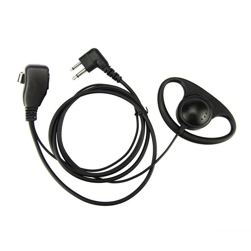 2 Pin Advanced D Форма клип-ухо Ptt гарнитура наушник микрофон для Motorola Way Радио GP88S GP300 GP68