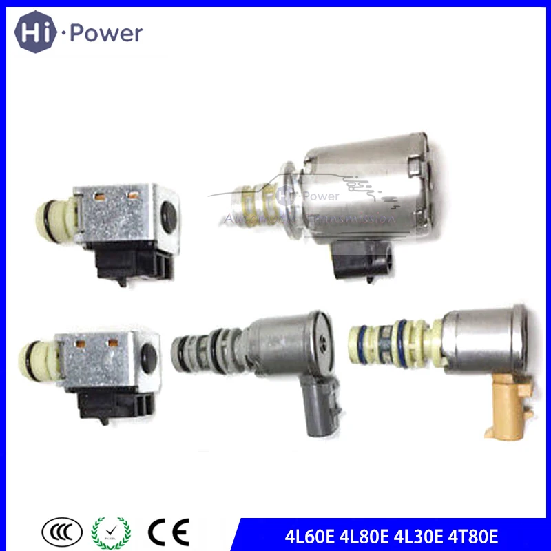 Комплект переключения передач OEM 4L30E 4L60E 4L80E 4T80E 4L65E соленоида для EPC Shift TCC 3 2 PWM 4l60e 1993