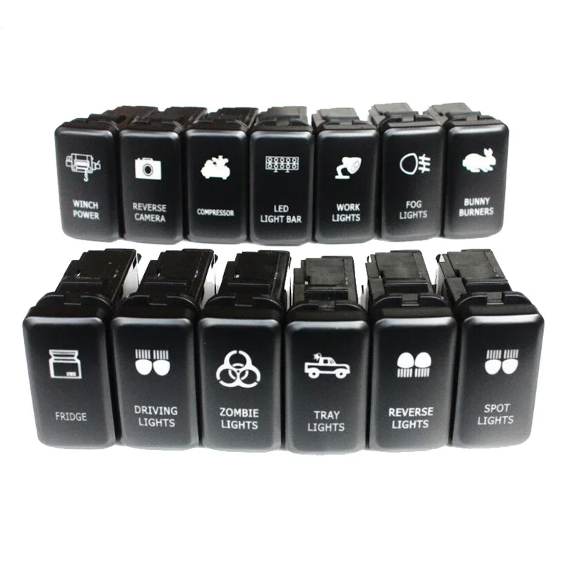 Сисветодиодный светодиодная подсветка выключатель питания для Toyota Prado Landcruiser Hilux