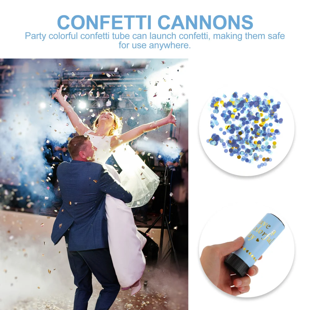 

5pcs Handheld Confetti Spray Tubes Wedding Confetti Decors Party Supplies