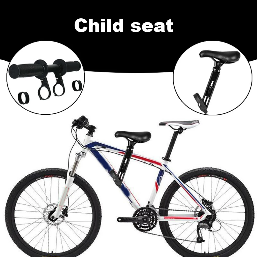 

Bicycle Front Child Seat Bicycle Front Mounted Seat Bracket Bicycle Front Quick Release Rack Quick Release Kids Saddle Parts
