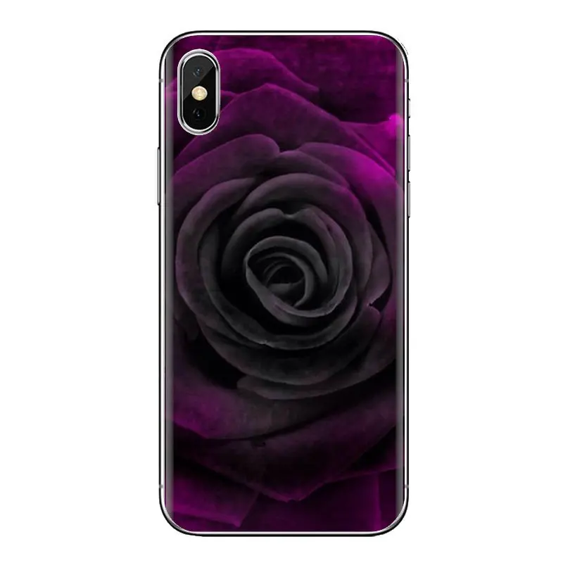 Life Beauty purple rose Flower Paint TPU Case Cover For iPod Touch Apple iPhone 11 Pro 4 4S 5 5S SE 5C 6 6S 7 8 X XR XS Plus Max |