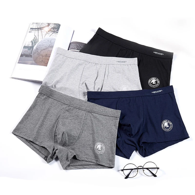 Brand Underwear Sexy Boxer Super Large Size Mens U Convex Short Breathable Belt Shorts L~3XL | Мужская одежда