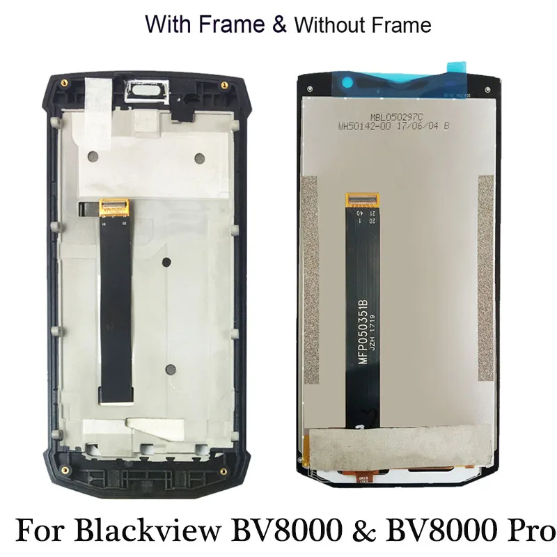 100% протестированный ЖК экран для Blackview BV8000 дисплей с дигитайзером в сборе pro