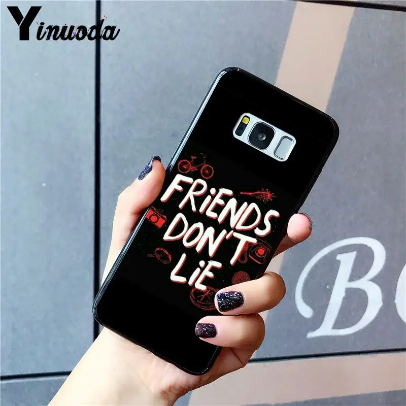 Yinuoda Рождественские огни должны оставаться, если странные вещи PhoneCase для samsung S10 Plus S10E S6 S7 S8 S9 Plus S10lite S5 M10 - Цвет: A7