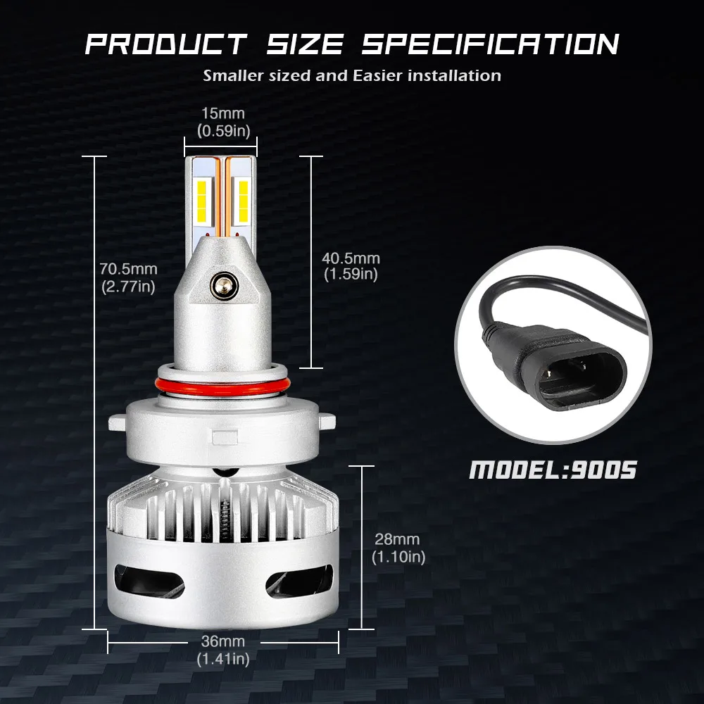 NOVSIGHT автомобиля проектор головной светильник H7 Led H7 H11 9005/9006 9012 D5 D2/D4 D1/D3/D8 90W 12000LM 6500 к авто противотуманных фар с возможностью креативного Светильник лампы