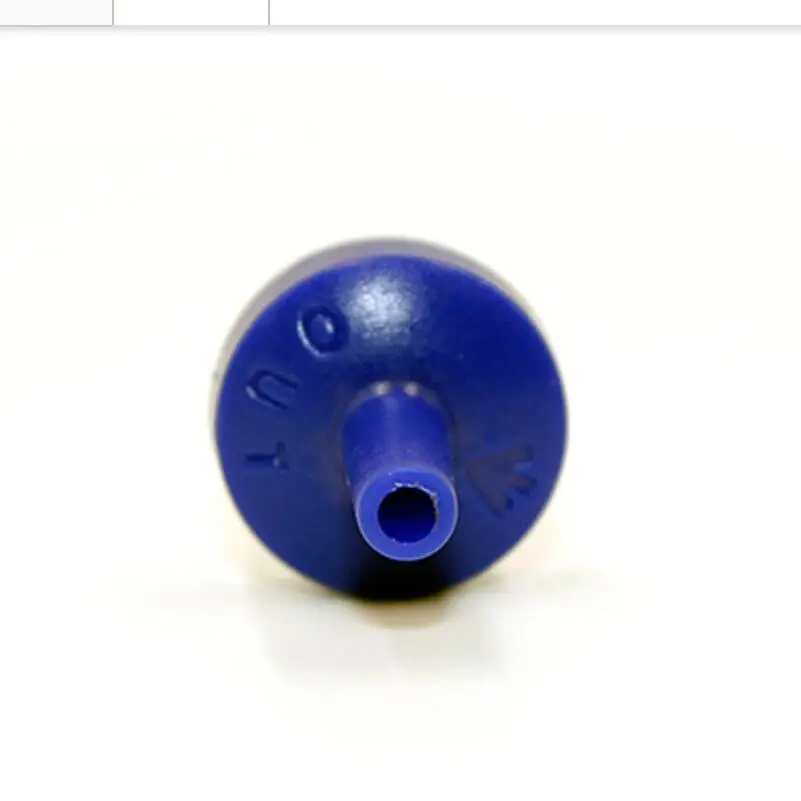 50 шт. синий аквариумный односторонний обратный клапан Co2 водный воздушный насос