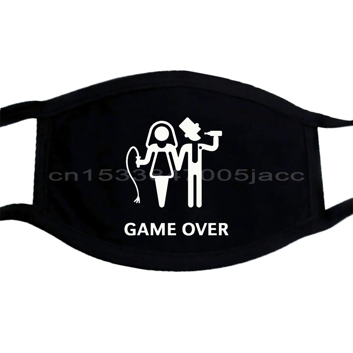 Маска GAME OVER Men смешная для свадьбы невесты жениха подарок Шуточный Юмор |
