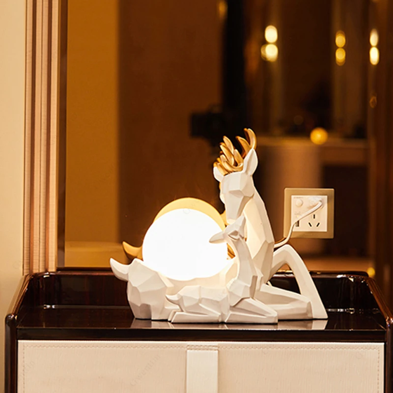 Настольная лампа в скандинавском стиле декоративный Настольный светильник из