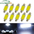 10X белая фотолампа, лампа для чтения, 31 мм, 36 мм, 39 мм, 42 мм, C5W, C10W, Автомобильные светодиодные дверные фонари, фотолампа, 12 В постоянного тока