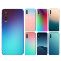 gradient color for xiaomi mi 11i 11 10t 10i 9t 9 a3 8 note 10 ultra lite pro 5g cc9 se soft transparent phone case