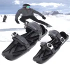 Мини-коньки для катания на лыжах, короткие скейтборды, снегоступы, высококачественные регулируемые соединения, портативная Лыжная обувь, сноуборды @ 40