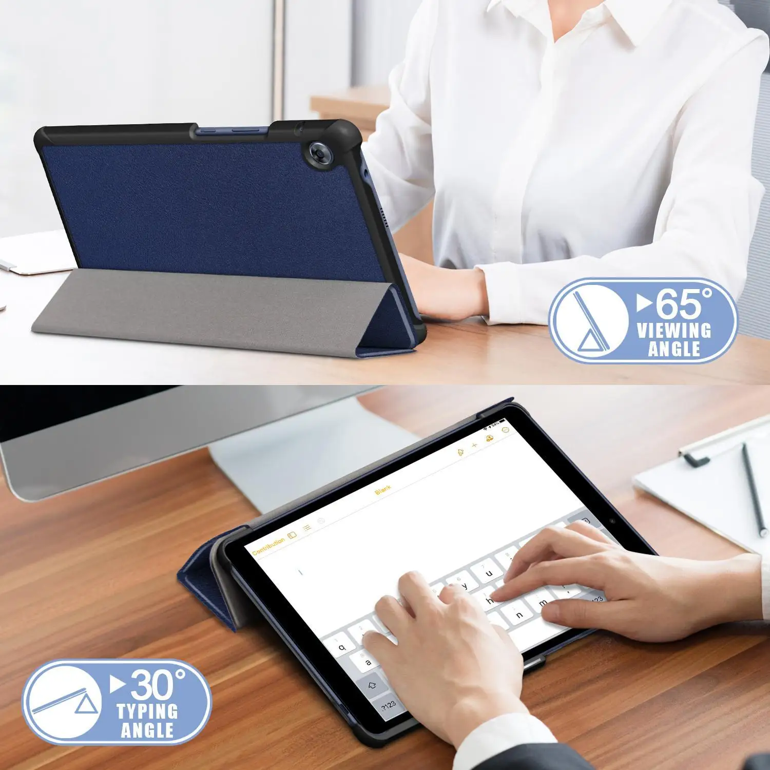 

Case For Huawei MatePad T8 Kobe2-L09 Kobe2-L03 Stand Tablet Cover For Huawei T8 Case
