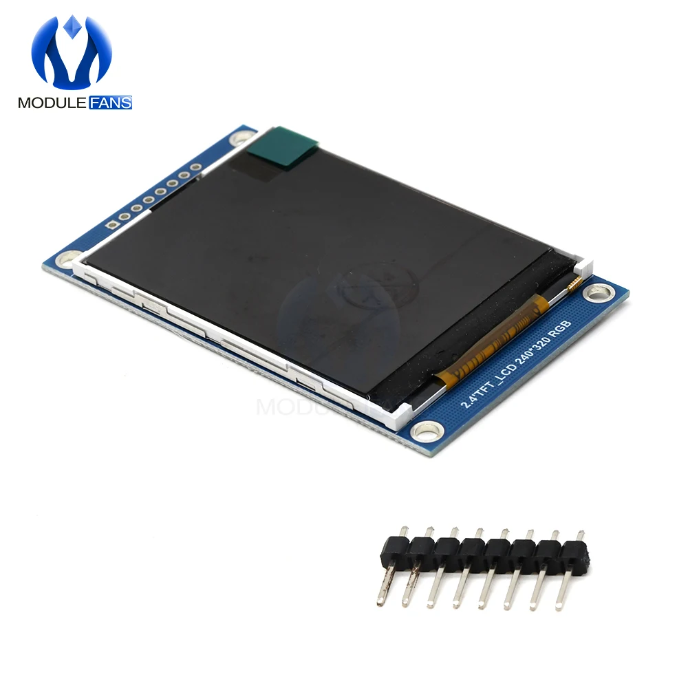 ЖК дисплей 2 4 дюйма 240x320 TFT модуль дисплея 240*320 3 В SPI Driver IC ILI9341 для Arduino|ЖК-модули| |
