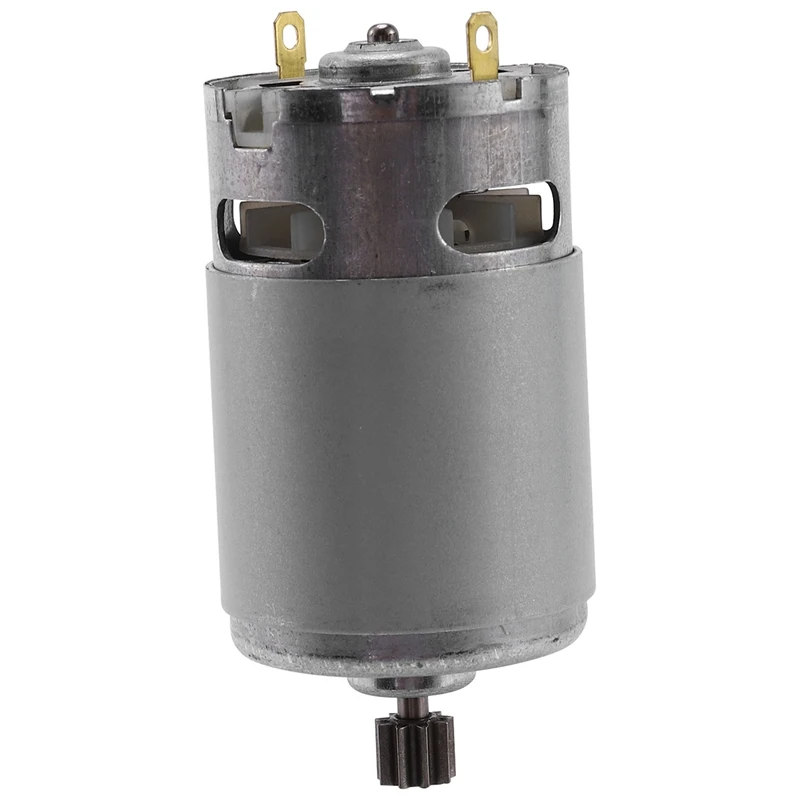 RS550 16 8 V DC мотор с одной скоростью 9 зубьев и высоким крутящим моментом коробка