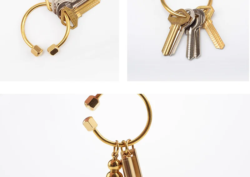 Анти потеря O C d тип брелок Карабин Пряжка латунный поясной ремень зажим висячий