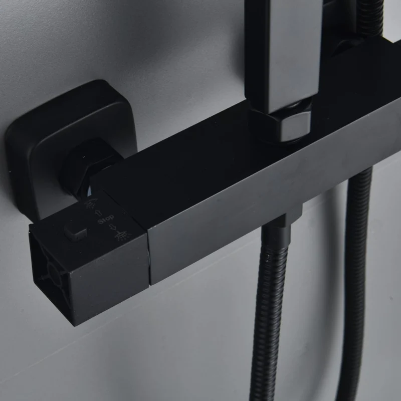 Термостатический регулирующий клапан для ванны и душа латунный смеситель с