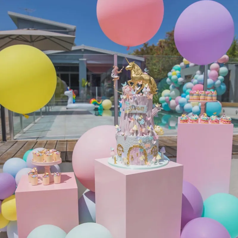 5 шт./лот 18 дюймов 45 см супер большие разноцветные латексные гелиевые шары детские