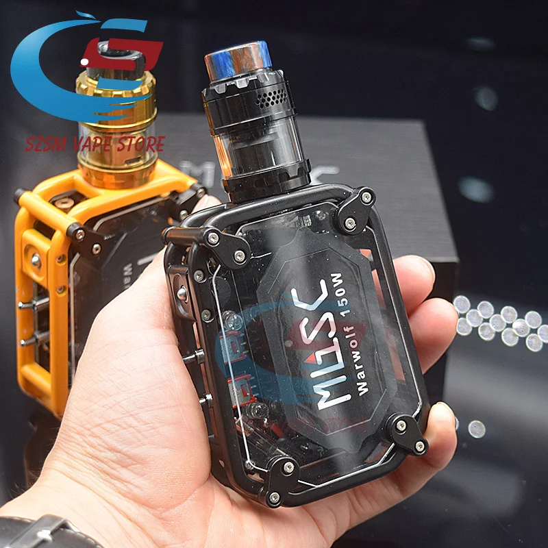 Original sub two warwolf kit with kyl V2 RTA M Instant large output 3500mAh battery 150w e-cigarette Laser vape box | Электроника