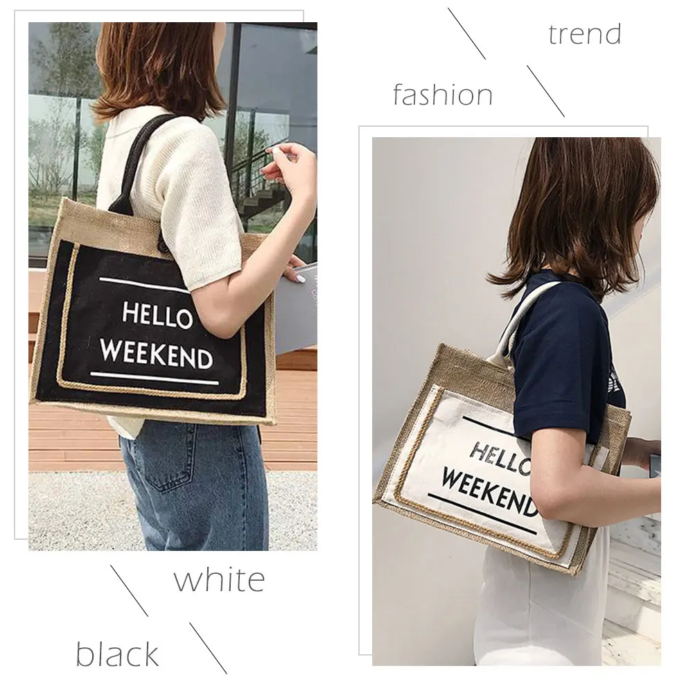 Высококачественная женская льняная Роскошная большая Вместительная