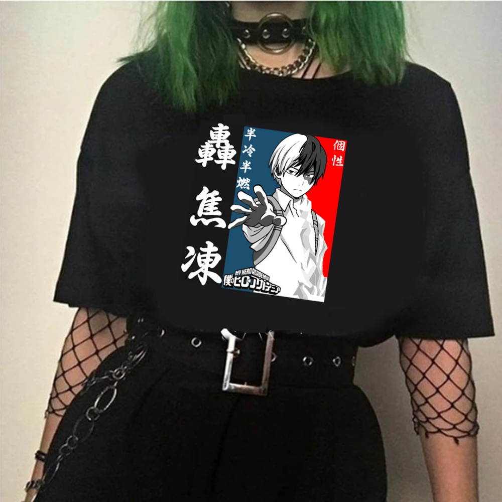 

Hot AnimeWoman T-shirt My Hero Academia Fashion O-neck Short Sleeve Casual