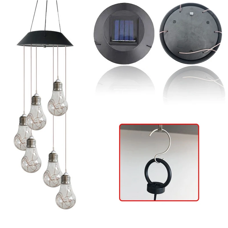 Светодиодный солнечной энергии ветра сыпучий песок светильник для дома и сада