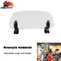 new motorcycle adjustable windshield extension wind deflector for honda crf1000l africa twin 2015 2020 crf1000l adventure sport