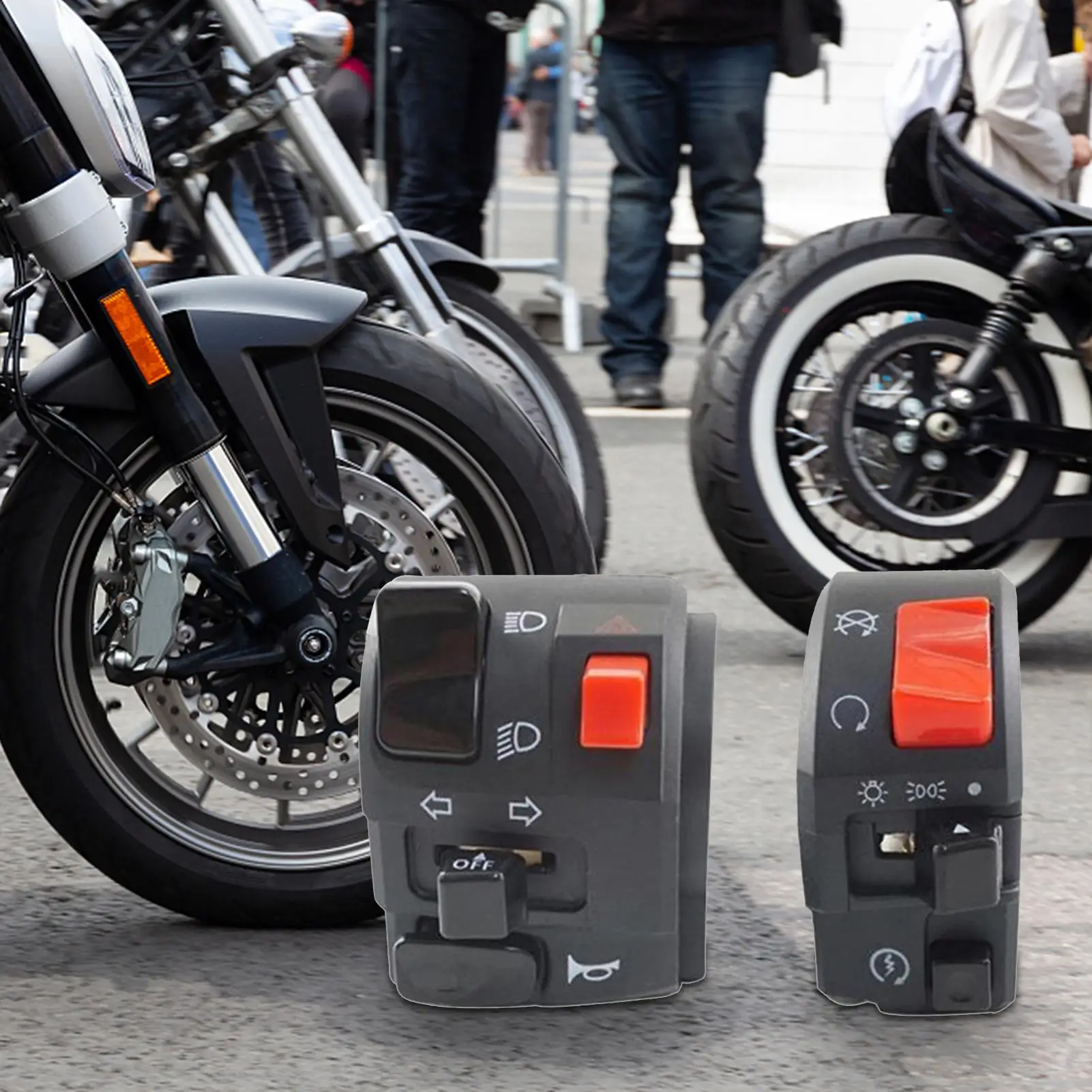 

Кнопка переключения дальнего/ближнего света для квадроциклов Huanglong 300cc/600cc, 2 шт., 22 см