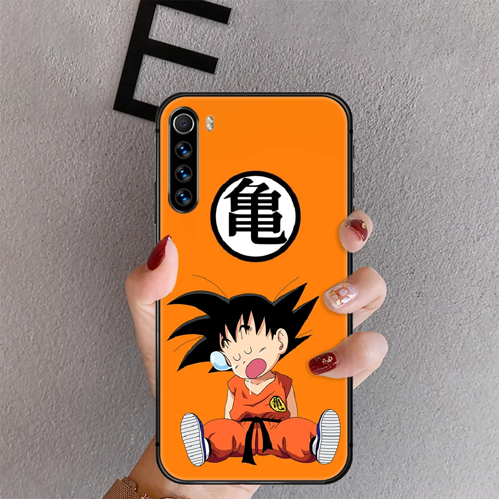

Cute Goku Dragon-Balls Phone Case Cover For Xiaomi Redmi Note 7 7A 8 8T 9 9S 9A 10 K30 Pro Ultra Black Black Etui Hoesjes Black