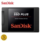 Внутренний твердотельный накопитель Sandisk SSD Plus 480240120 ГБ, Sata 3, 1 ТБ
