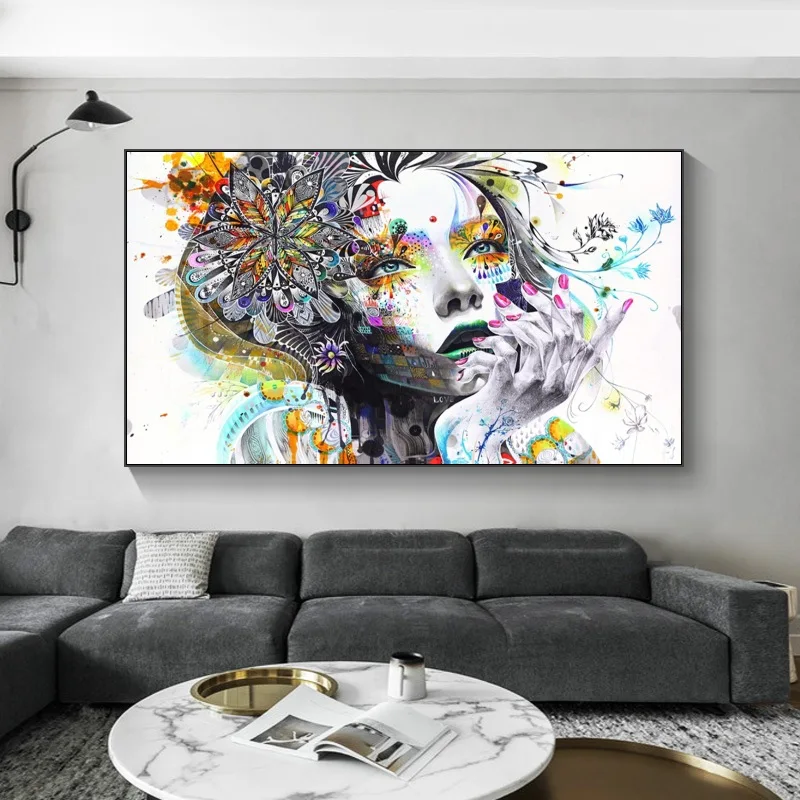 Европейский современный минималистичный красивый красочный картина маслом