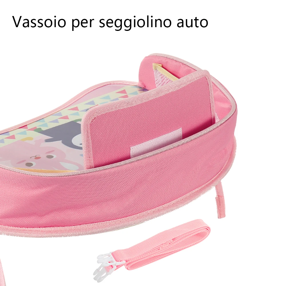 Universal Multifunctional Cartoon Car Safety Seat Tray Waterproof Stroller Holder Portable Kids Toy Food Drink Baby Table |