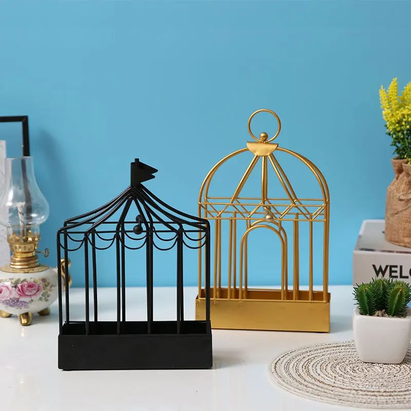 

Creative Mosquito Coil Holder Nordic Style Birdcage Shape Home Decoration Summer Day Iron Mosquito Repellent Incenses Rack Plate
