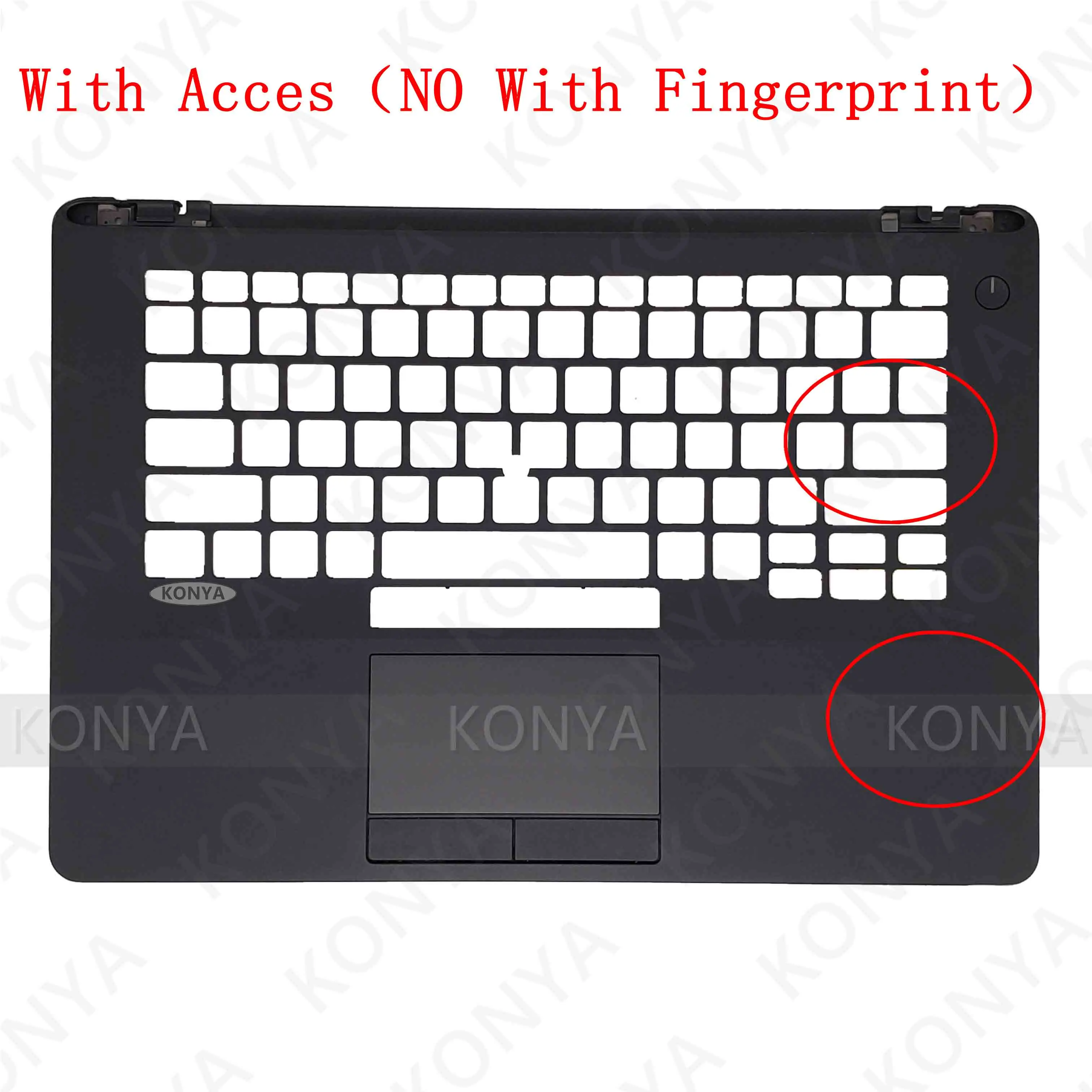 Верхний чехол для Dell Latitude E7470 plamest с тачпадом 09Y17 DGFPD XFY7W TWX2H - Цвет: XFY7W TWX2H